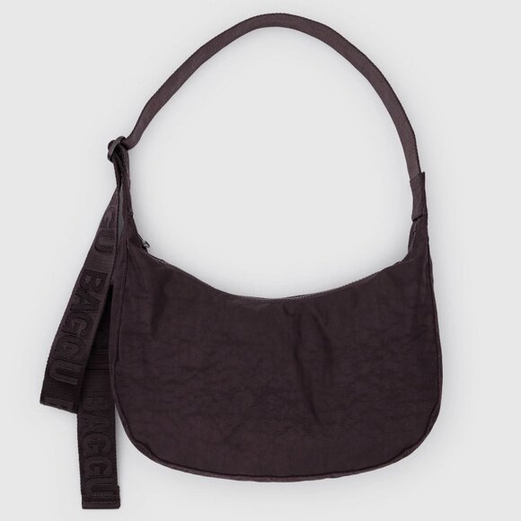 NWT Baggu Medium Crescent Bag - Chocolate Plum - Picture 1 of 5